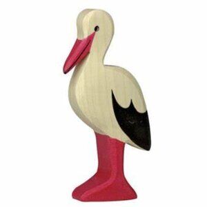 NWT Holztiger Wooden Toy Stork